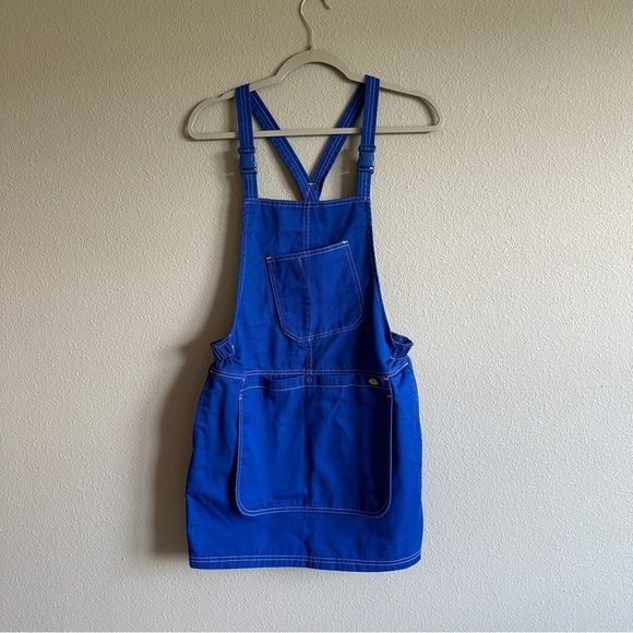 Dickies Navy Blue Overall Mini Dress - Picture 3 of 13